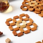 Подставка под горячее Доляна «Бамбук», под кружку, бамбук, 12×12 см - Фото 3