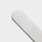 Нож для бисквита мелкие зубцы KONFINETTA, длина лезвия 25 см, деревянная ручка, толщина лезвия 0.8 мм - Фото 3