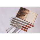 Нож для бисквита мелкие зубцы KONFINETTA, длина лезвия 30 см, деревянная ручка - Фото 6