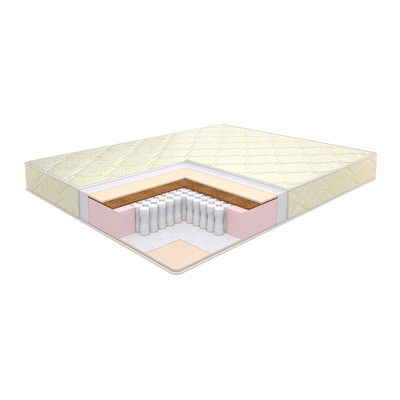 Матрас «Этель. Flowers double Comfort Независимые пружины», размер 120×200 см, высота 18 см, трикотаж