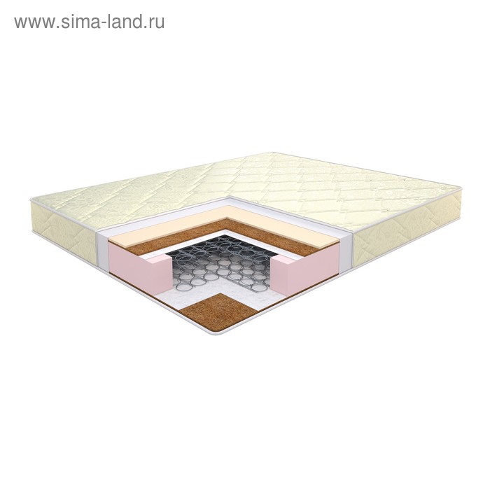 Матрас «Этель» Flowers double Lux «Боннель», размер 160×195 см, высота 17 см, чехол трикотаж - Фото 1