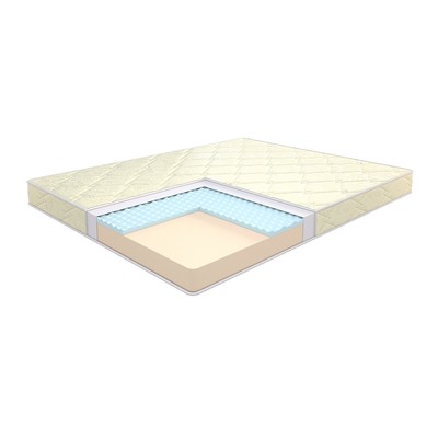 Матрас «Этель» Flowers 4 Roll, размер 120×200 см, высота 12 см, трикотаж