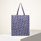 Сумка складная без молнии, наружный карман, цвет синий - Фото 2