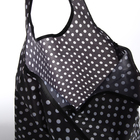 Сумка хозяйственная без застёжки, чёрная - Фото 3