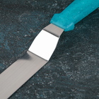 Кондитерская лопатка - палетка изогнутая «Космос», 36 см, рабочая часть 25 см, бирюзовая - Фото 2