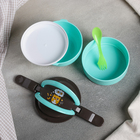 Ланч-бокс пластиковый круглый «Сова», 2 уровня, цвет МИКС - Фото 2