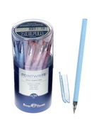 Ручка шариковая BrunoVisconti. PointWrite. Zefir, синий стержень, узел 0.38 мм, матовый корпус, МИКС - Фото 4