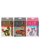 Карандаши цветные 36 цветов Funcolor пластиковые, МИКС - Фото 8