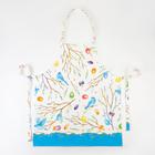 Фартук кухонный «Доляна» Happy Easter, 60×70 см, белый/голубой - Фото 2
