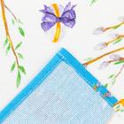 Фартук кухонный «Доляна» Happy Easter, 60×70 см, белый/голубой - Фото 5