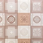 Скатерть на стол на нетканой основе «Мисс», 137×140 см, цвет коричневый - Фото 3