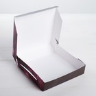 Кондитерская упаковка, коробка «Present», 14 х 14 х 3.5 см - Фото 2