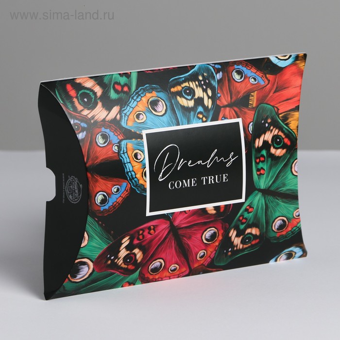 Коробка складная фигурная «Бабочки», 11 × 8 × 2 см - Фото 1
