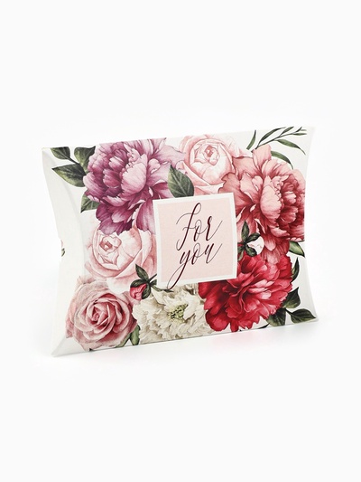 Коробка подарочная складная фигурная, упаковка, «Цветочная нежность», 11×8×2 см