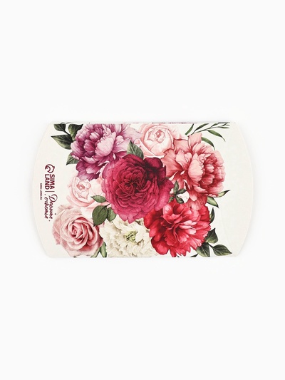 Коробка подарочная складная фигурная, упаковка, «Цветочная нежность», 11×8×2 см