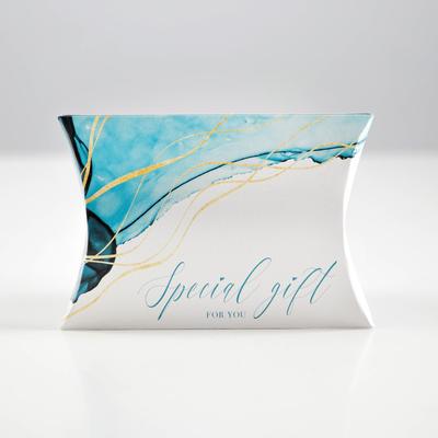 Коробка подарочная складная фигурная, упаковка, «Мрамор», 11×8×2 см