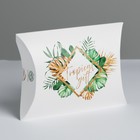 Коробка складная фигурная «Тропический подарок», 19 × 14 × 4 см - Фото 1