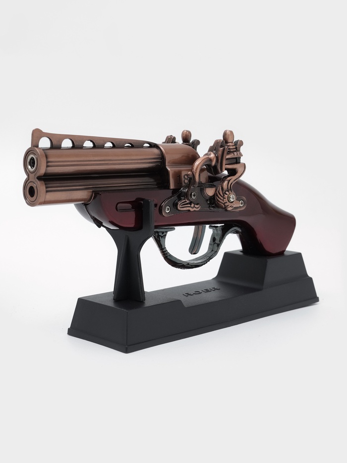 Зажигалка настольная, газовая «Мушкет», пьезо, 10×18×4 см - Фото 1