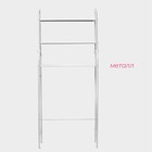 Стеллаж над стиральной машинкой, 65×25×152 см, белый - Фото 3