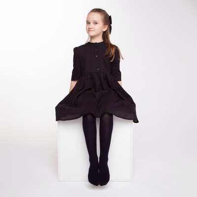 Колготки детские, цвет синий (blu), рост 128-134 см