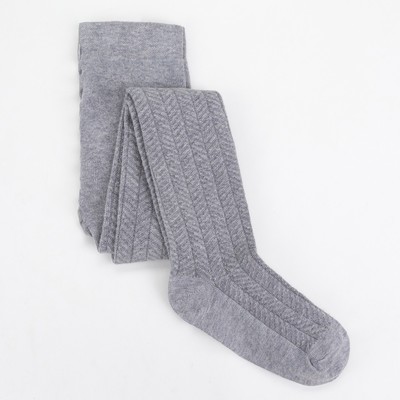 Колготки детские, цвет серый меланж (grigio melange), рост 128-134 см