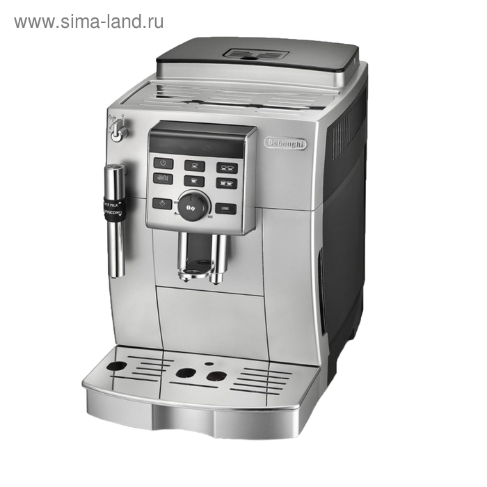 Кофемашина DeLonghi ECAM 23 120 SB, автоматическая, 1450 Вт, 1.8 л, 250 г, серебристая - Фото 1