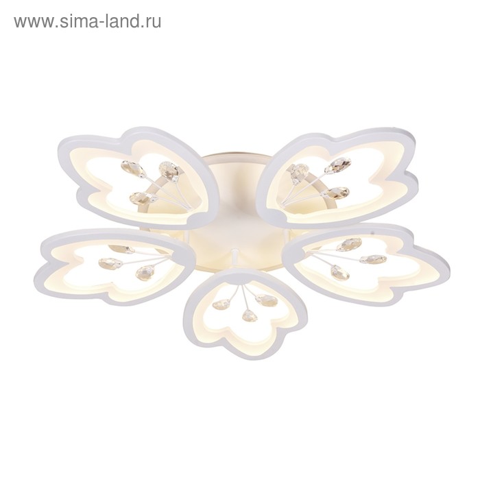 Люстра Ambrella light Original FA510, 140Вт LED, 7350лм, 3000-6400К, цвет белый, с ПДУ