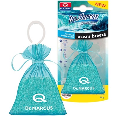 Ароматизатор Dr.Marcus Fresh Bag «Океанский бриз», подвесной, на зеркало, 20 г 45830a