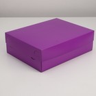 Упаковка на 12 капкейков, фиолетовая, 32,5 х 25,5 х 10 см - Фото 1
