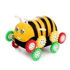 Машина-перевертыш «Пчелка», работает от батареек, в пакете - фото 10045511