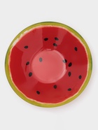 Салатник Доляна «Сладкий арбуз», 920 мл, 22×5 см, стекло, красный - Фото 2