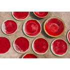 Салатник стеклянный Доляна «Сладкий арбуз», 920 мл, 22×5 см - Фото 4
