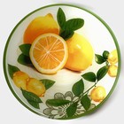 Тарелки Доляна «Дольче», 19 предметов: 6 десертных тарелок, 6 обеденных тарелок, 6 мисок, салатник, стекло, зелёные, жёлтые - Фото 7