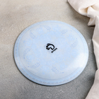 Набор тарелок стеклянных «Синева», 19 предметов: 6 десертных тарелок, 6 обеденных тарелок, 6 мисок, салатник - Фото 4