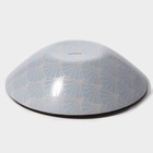 Тарелки Доляна «Золотое перо», 19 предметов: 6 десертных тарелок, 6 обеденных тарелок, 6 мисок, салатник, стекло, чёрные - Фото 9