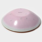 Тарелки Доляна «Сладкий арбуз», 19 предметов: 6 десертных тарелок, 6 обеденных тарелок, 6 мисок, салатник, стекло, красный - Фото 9