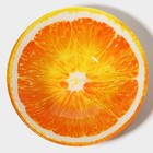 Тарелки Доляна «Сочный апельсин», 19 предметов: 6 десертных тарелок, 6 обеденных тарелок, 6 мисок, салатник, стекло, оранжевый - Фото 2