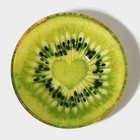 Тарелки Доляна «Романтичный киви», 19 предметов, 6 десертных тарелок, 6 обеденных тарелок, 6 мисок, салатник, стекло, зелёный - Фото 4