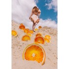 Блюдо стеклянное сервировочное овальное Доляна «Сочный апельсин», 24,5×15 см, цвет оранжевый - Фото 8