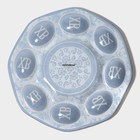 Подставка для яиц Доляна «Христос воскресе», 8 ячеек, 22×22 см, стекло, синяяㅤ - Фото 7