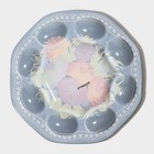 Подставка стеклянная для яиц Доляна «Народные мотивы», 8 ячеек, 21,5×21,5 см - Фото 6