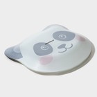 Тарелка Доляна «Пандамэн», 14.9×12.9 см, стекло, белая - Фото 4