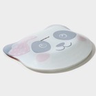 Тарелка Доляна «Панда девочка», 14.9×12.9 см, стекло, белая - Фото 4