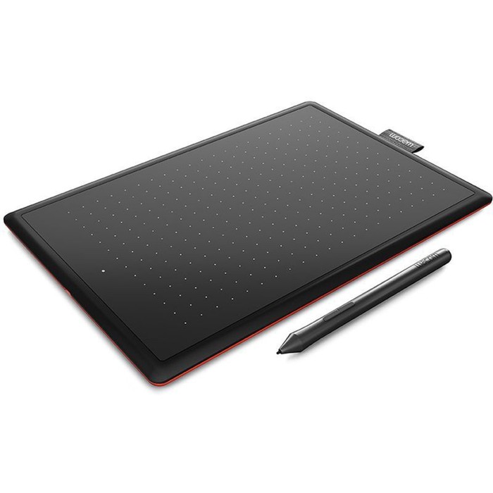 Графический планшет Wacom One CTL-672, USB, черно-красный - фото 51673532