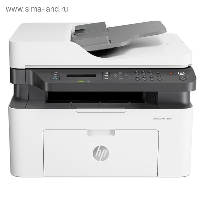 МФУ лазерный HP Laser 137fnw (4ZB84A), WiFi, ч/б печать - Фото 1