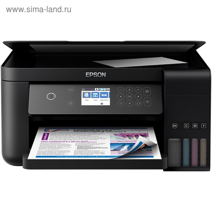 МФУ, струйный цв Epson L6160 (C11CG21404), WiFi - Фото 1