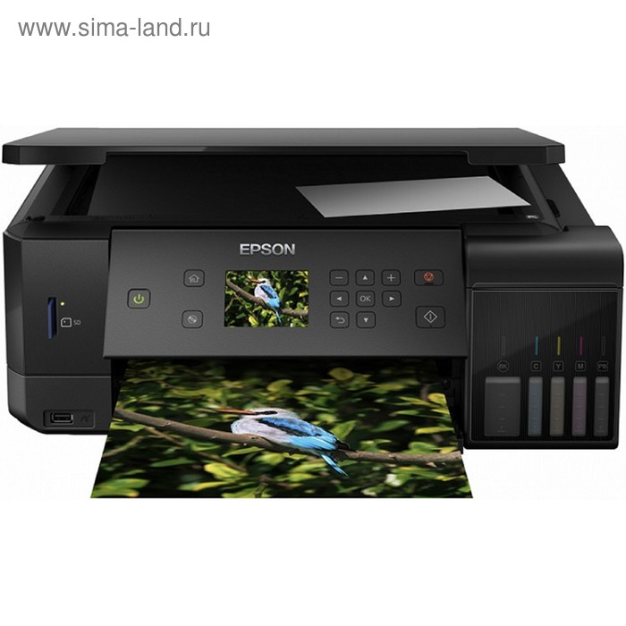 МФУ, струйный цв Epson L7160 (C11CG15404), WiFi - Фото 1