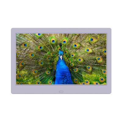 Цифровая фоторамка Digma PF-1043, 10.1", IPS, 1280x800, пластик, ПДУ, видео, белая