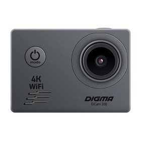 Экшн-камера Digma DiCam 300, серый Ош