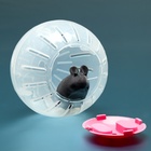 Шар для грызунов, 12 см, розовый - Фото 4